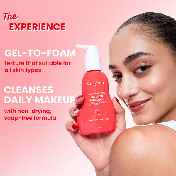 Strawberry Dew Micellar Face Wash