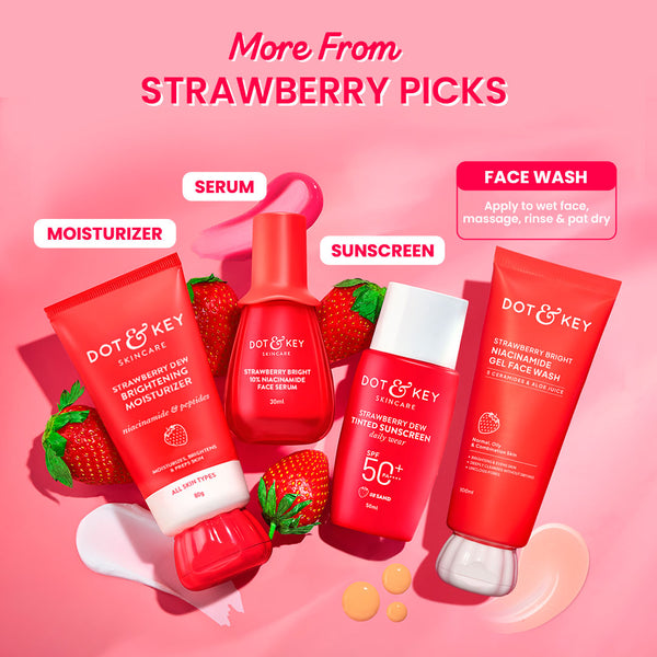 Strawberry Bright Niacinamide Gel Face Wash