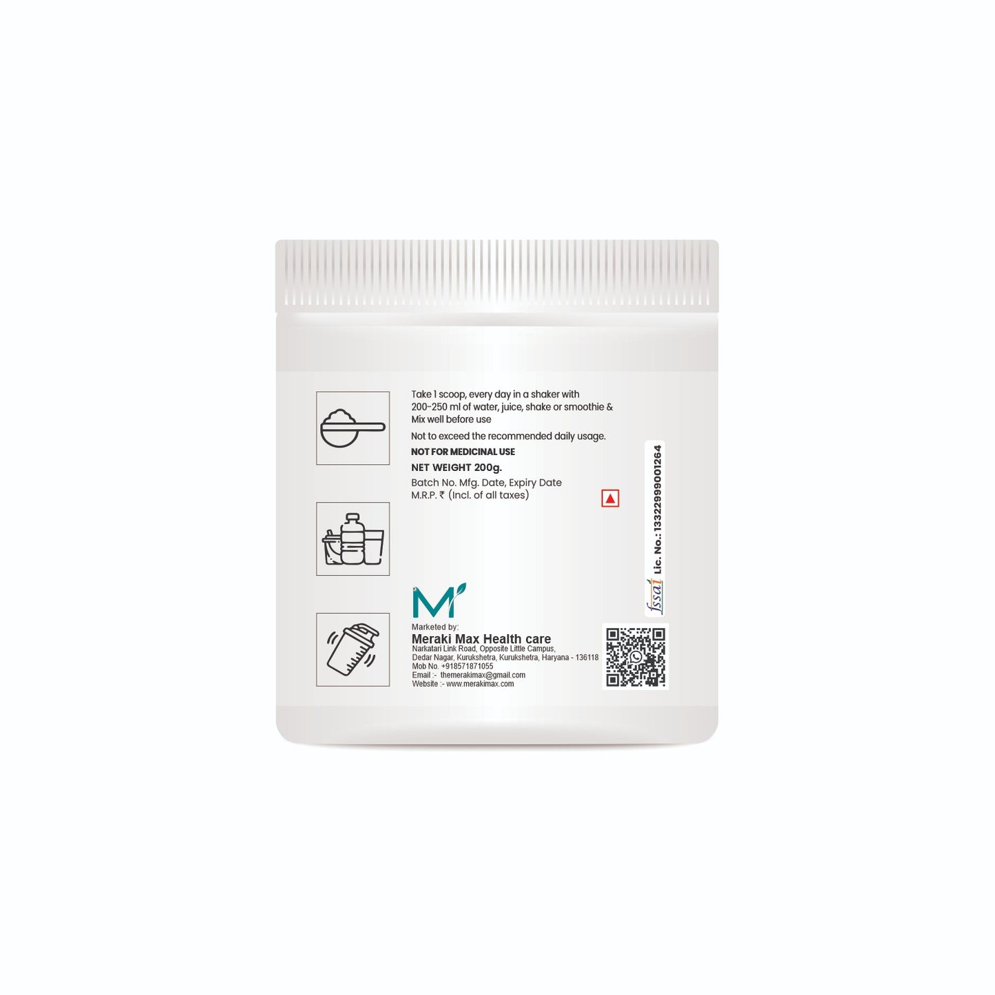 Meraki Max Marine Korean Collagen Peptides Powder