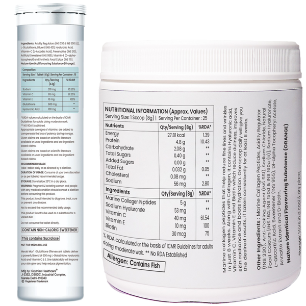 MerakiMax Collagen + Glutathione Combo