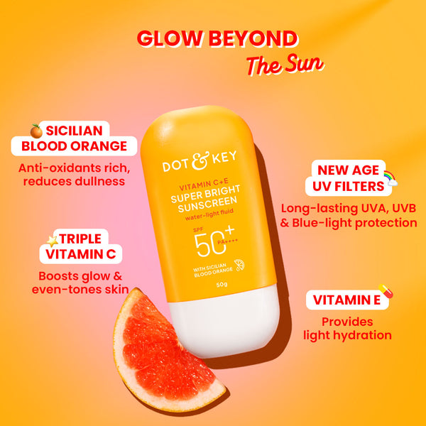 Vitamin C + E Sunscreen SPF 50+ PA++++ With New-Age UV Filters