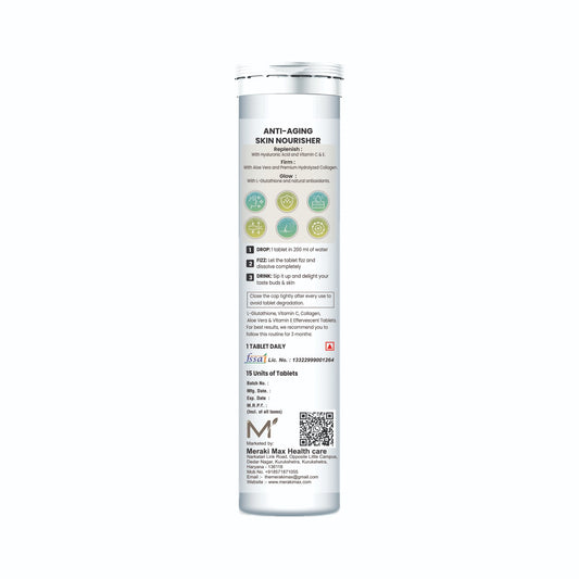 Meraki Max Derma Fuel Effervescent Tablets