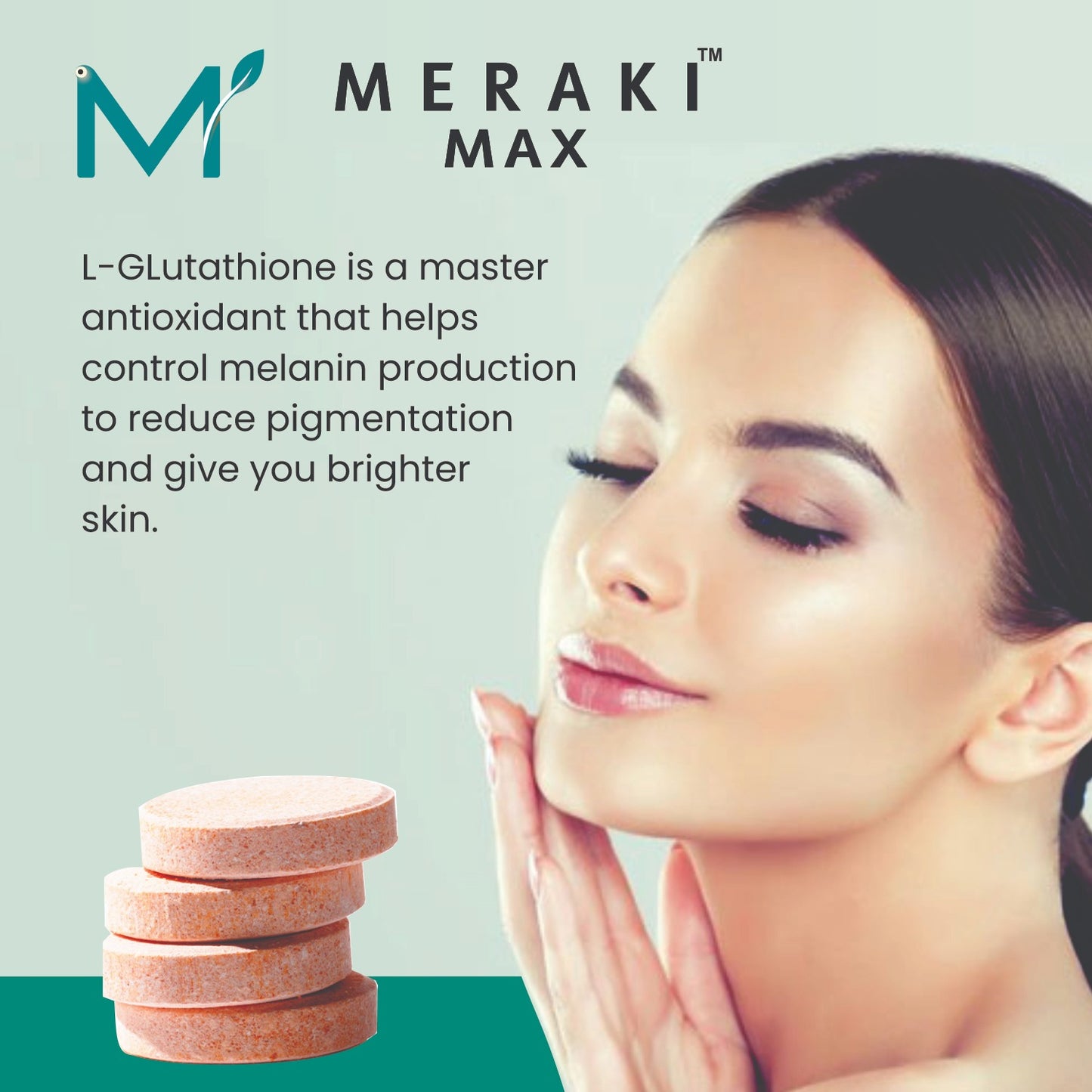 Meraki Max Glutathione Effervescent Tablets